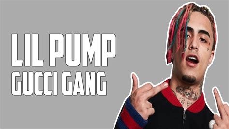 gucci gang lil pump lyrics|gucci gang song download.